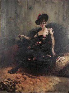 Portrait D'une Jeune Fille — Georges Jules Victor Clairin