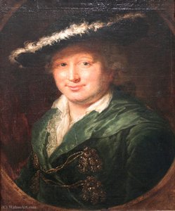Portrait Of The Innkeeper Ernst Friedrich Therbusch, Husband Of The Artist — Anna Dorothea Therbusch