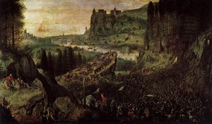 Das Selbstmord Von Saul — Pieter Bruegel Der Ältere