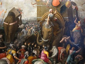 Arista Roman Battle Of Zama — Cornelis Cort