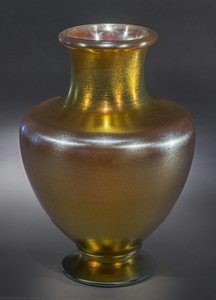 Gold Favrile Vase — Studio Of Louis Comfort Tiffany