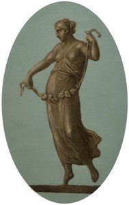Bacchantes (2 Of 6 Ovals) — Antonio Zucchi