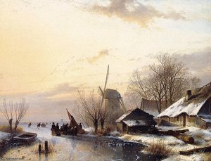 Scaters At Koek En Zopie Sun — Andreas Schelfhout