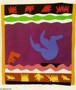 Jazz - The Toboggan - Paper Cut-outs - — Henri Matisse