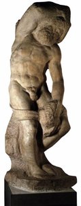 Pope Julius Ii - Slave (bearded) — Michelangelo Buonarroti