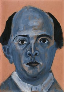 Blue Self-portrait — Arnold Schönberg