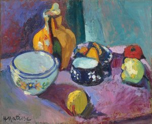 Tallrikar Och Frukt — Henri Matisse