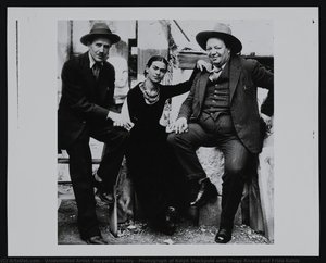 Photograph Of Ralph Stackpole With Diego Rivera And Frida Kahlo — Unidentified Artist, Harper's Weekly