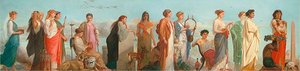 A Dream Of Fair Women (diptych, Panel 2) — Edward Armitage