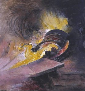 Tapping A Blast Furnace — Graham Vivian Sutherland