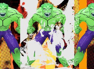 Triple Hulk Elvis Iii — Jeff Koons