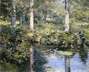 The Duck Pond — Theodore Robinson