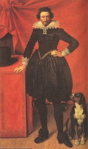 Portrait Of Claude De Lorrain, Prince Of Chevreuse — Frans The Younger Pourbus