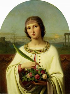 The Holy Dorothea Of Cappadocia — Franz Ittenbach