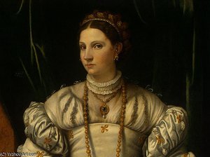 Portrait Of A Lady In White D1 — Alessandro Bonvicino (moretto Da Brescia)