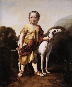 Portrait Of A Girl As A Huntress — Caesar Van Everdingen (cesar Pietersz)