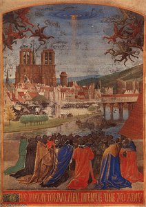 Descent Of The Holy Ghost Upon The Faithful — Jean Fouquet