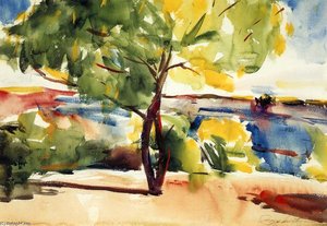 Two Mesquite Trees — Charles Webster Hawthorne
