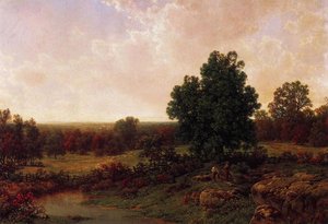 Three Men In A Landscape — William Mason Brown
