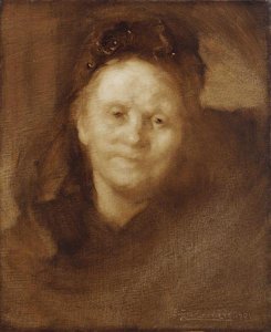 Portrait De Madame Auguste Bonheur — Eugène Anatole Carrière