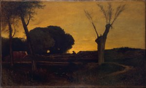 Evening At Medfield, Massachusetts — Scotlan George Inness