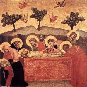 Die Gruftbegängnis — Giotto Di Bondone