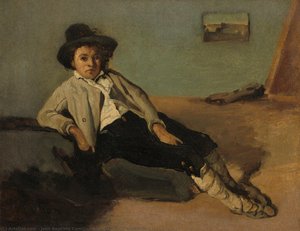 Ragazzino Contadino Italiano — Jean-baptiste-camille Corot