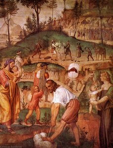Das Spiel Des Goldenen Kissens (detail) — Bernardino Luini