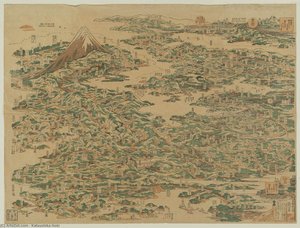 Famous Places On The Tôkaidô At A Glance — Katsushika Hokusai