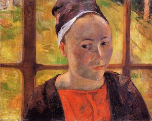 Portrait D'une Femme (marie Lagadu) — Eugène Henri Paul Gauguin