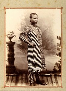Comorian Woman Demonstrating A Resistant Look — J. B. Coutinho And Felix Coutinho