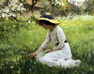 Spring Flowers — Arthur Hacker