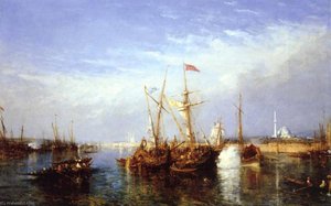 La Corne D'or, Constantinople — Felix Francois Georges Philbert Ziem