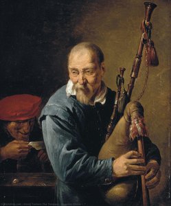 Bagpipe Player — David Teniers The Younger