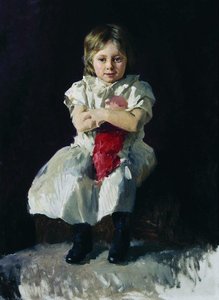 Girl With A Doll — Nikolai Aleksandrovich Yaroshenko
