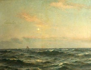 Sunset On A Calm Sea — Bernard Finnigan Gribble