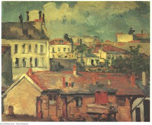Die Dächer — Paul Cézanne