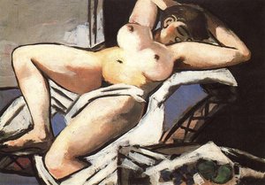 Reclining Nude — Max Beckmann