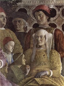 Barbara Von Brandenburg Und Zwerg — Andrea Mantegna
