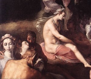 The Wedding Of Peleus And Thetis (detail) — Cornelis Cornelisz Van Haarlem