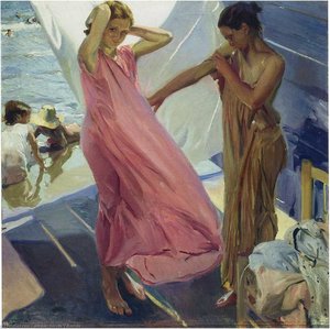 Después Del Baño, Valencia — Joaquín Sorolla Y Bastida