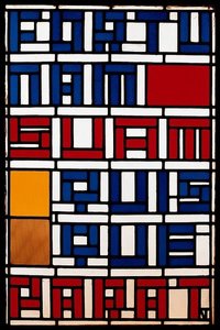 Stained Glass Window. Leaded Glass. — Theo Van Doesburg