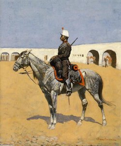 Cavaliere Di Linea, Messico — Frederic Remington