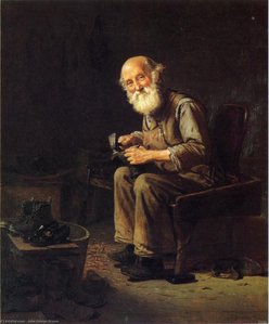 The Village Cobbler — John George Brown