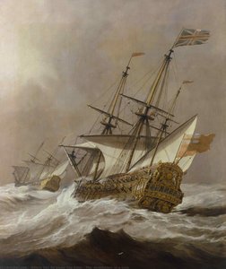 The 'resolution' In A Gale — Willem Van De Velde The Elder