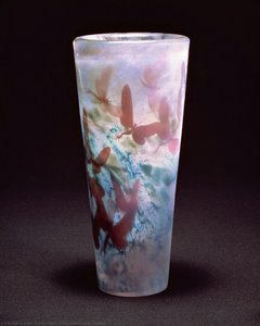 Vase With Mayfly Design — Émile Gallé