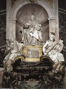 Tomb Of Pope Innocent Xi — Pierre Etienne Monnot