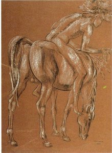 The Young Knight Of Peace, Study N°8 — Venanzo Crocetti