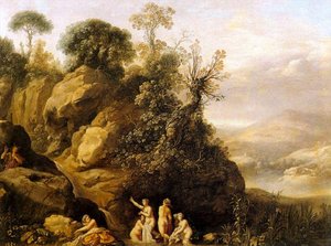 The Bath Of Diana — Cornelis Van Poelenburch