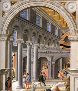 The Presentation Of The Virgin In The Temple (detail) — Fra Carnevale